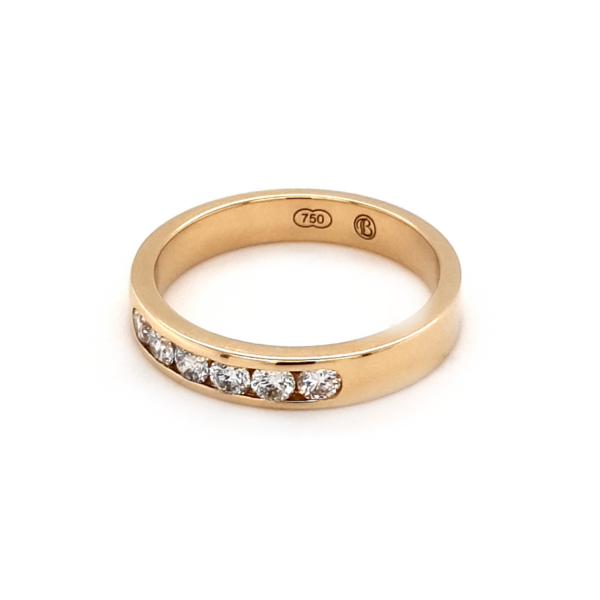 Leon Bakers 18K Yellow Gold Channel Set Wedding Ring_1