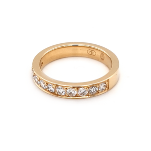 Leon Baker 18K Yellow Gold and Diamond Wedding Ring_1