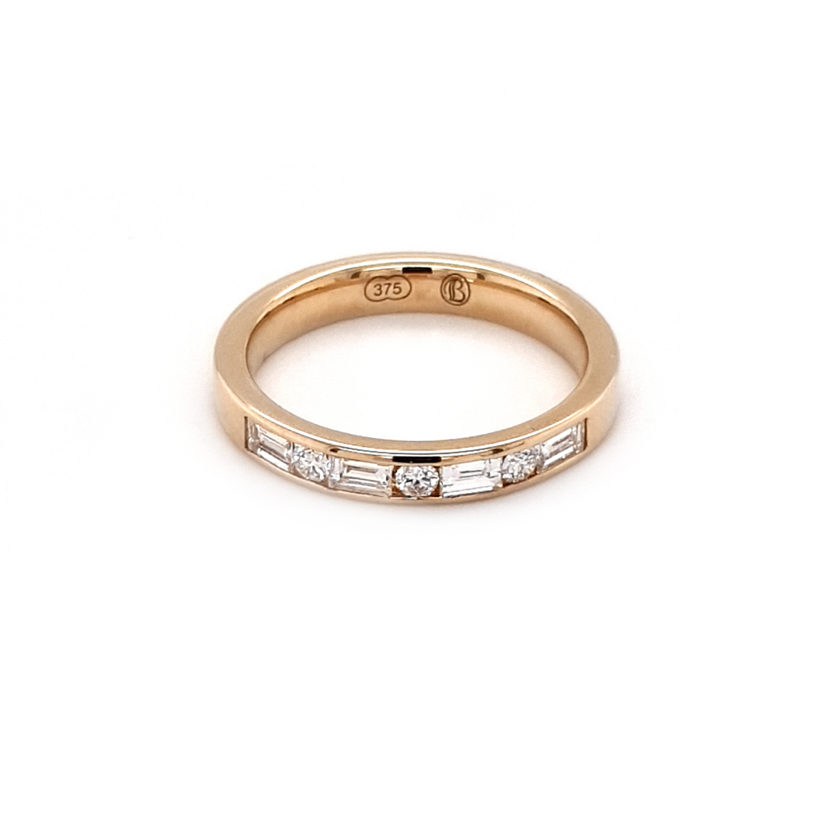 Leon Baker 9K Yellow Gold and Diamond Wedding Ring_0