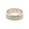 Leon Baker 9K White Gold and Titanium Wedding Ring_0