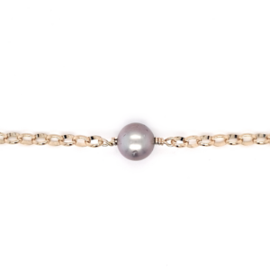Coral Bay Collection 9K Yellow Gold and Abrolhos Pearl Bracelet with Turtle_0