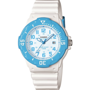 Casio Ladies White Blue Watch LRW200H-2B_0