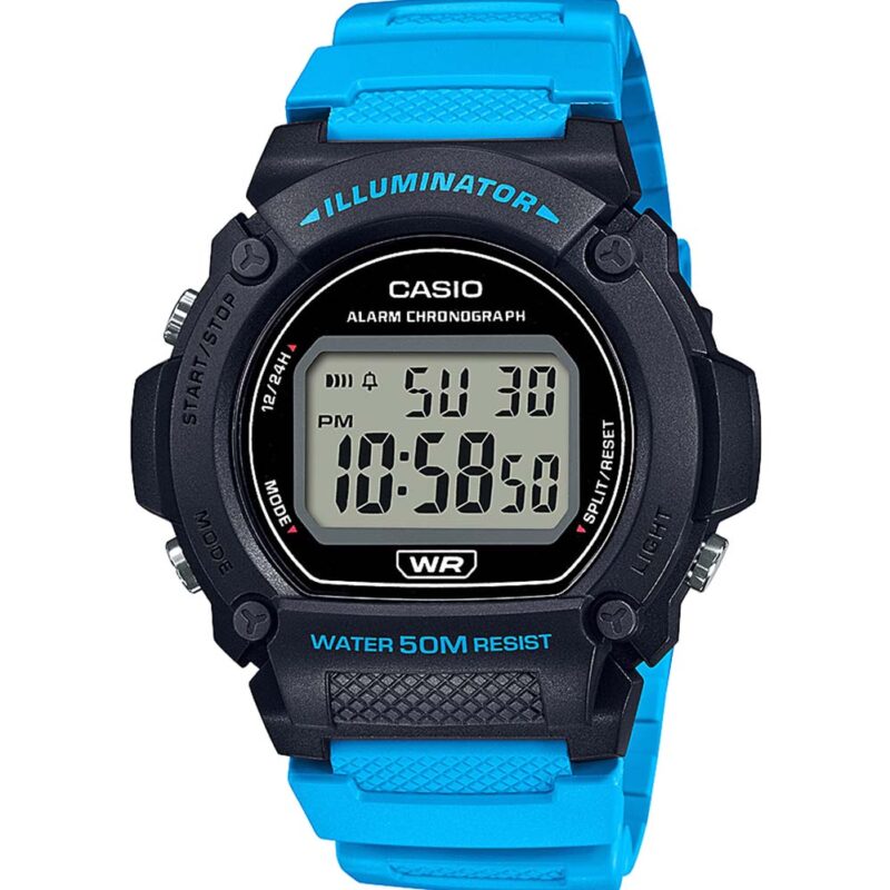 Casio Black and Blue Watch W219H-2A2_0