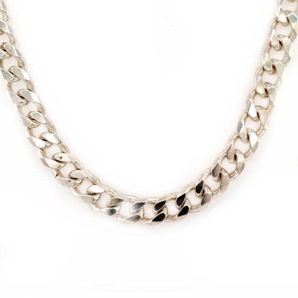 Leon Baker Sterling Silver Beveled Curb Chain_0