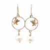Coral Bay 9K Yellow Gold and Broome Pearl Turtle Drops_0