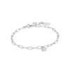 Ania Haie Silver Chunky Chain Padlock Bracelet_0
