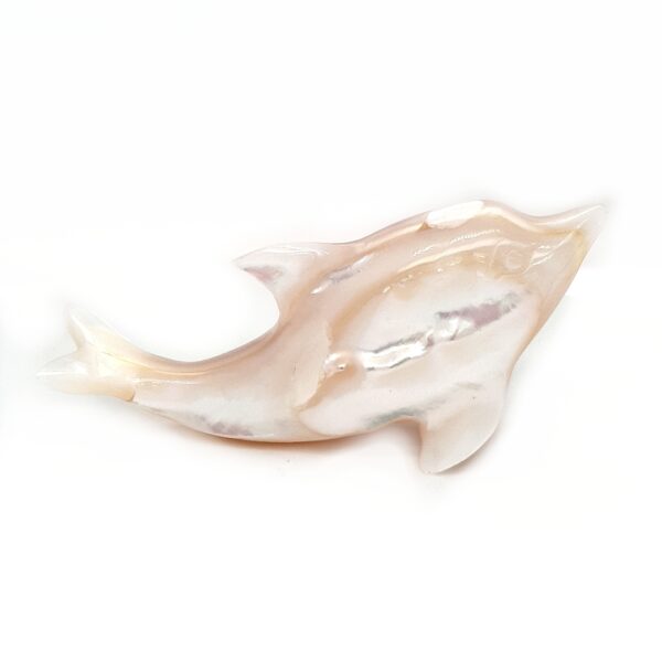 Leon Baker Mother of Pearl Dolphin Figure_0