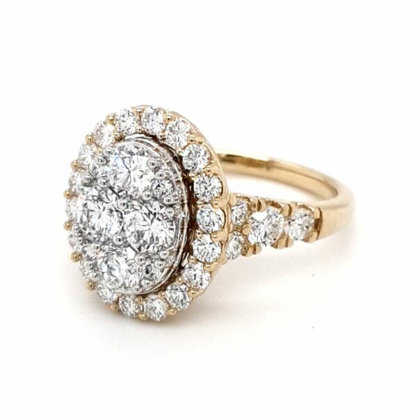 Leon Baker 10K Yellow Gold and Diamond Engagement Ring_1