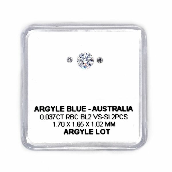 Argyle Blue Diamond 0.0185ct RBC BL2 VS-SI_0