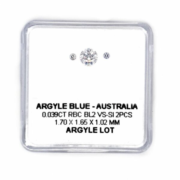 Argyle Blue Diamond 0.0195ct RBC BL2 VS-SI_0