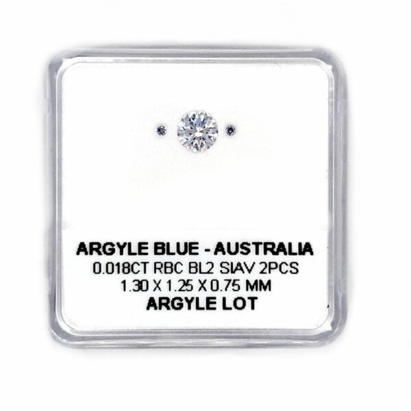 Aryle Blue Diamond 0.009ct RBC BL2 SIAV_0