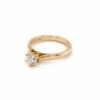 Leon Baker 18K Yellow Gold and Diamond Solitaire Engagement Ring_1