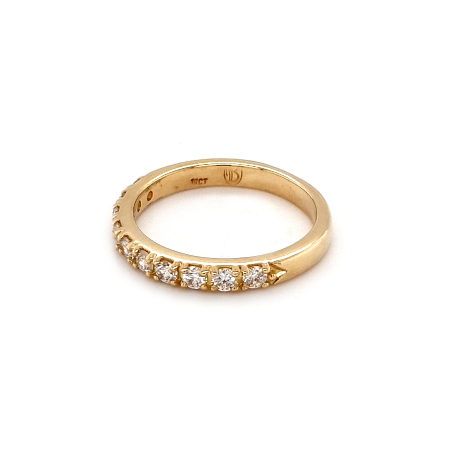 Leon Baker 18K Yellow Gold and Diamond Anniversary Ring_1
