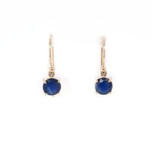 Leon Baker 9K Yellow Gold and Blue Sapphire Drops_0