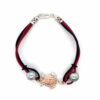 Coral Bay 9K Rose Gold and Sterling Silver Turtle Leather Bracelet with Abrolhos Pearls_2