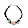 Coral Bay 9K Rose Gold and Sterling Silver Turtle Leather Bracelet with Abrolhos Pearl_2