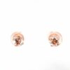 Leon Bakers 9K Rose Gold Morganite Stud Earrings_0