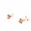 Leon Bakers 9K Rose Gold Morganite Stud Earrings_1