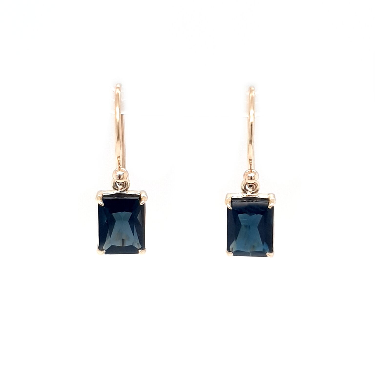 Leon Baker 9K Yellow Gold and London Blue Topaz Drops_0