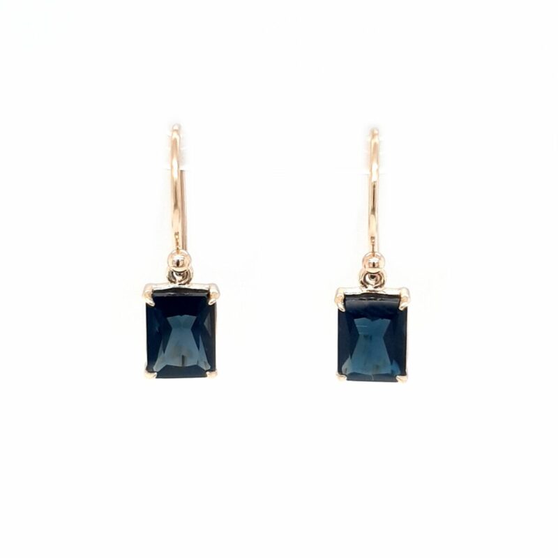Leon Baker 9K Yellow Gold and London Blue Topaz Drops_0