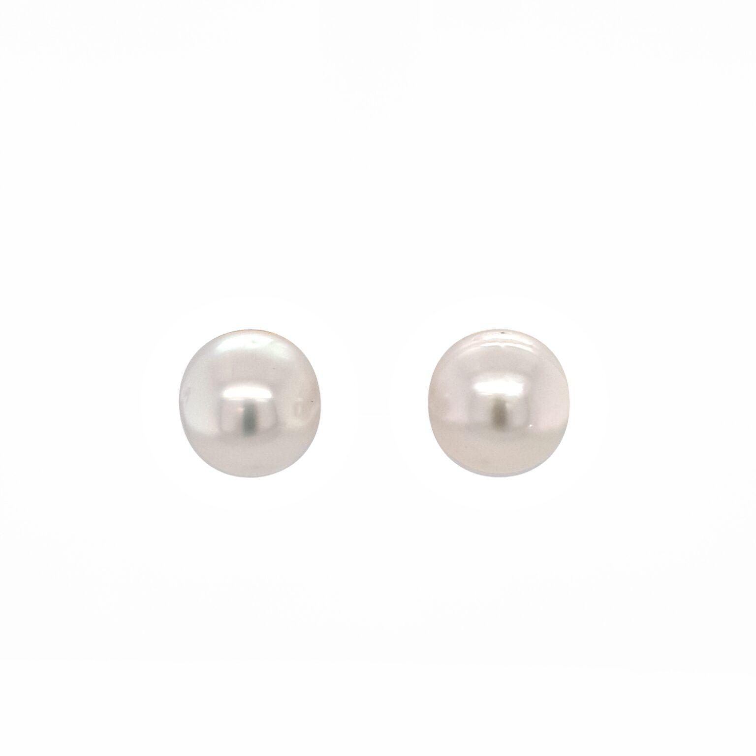 Leon Baker 9K Yellow Gold and Broome Pearl Studs_0