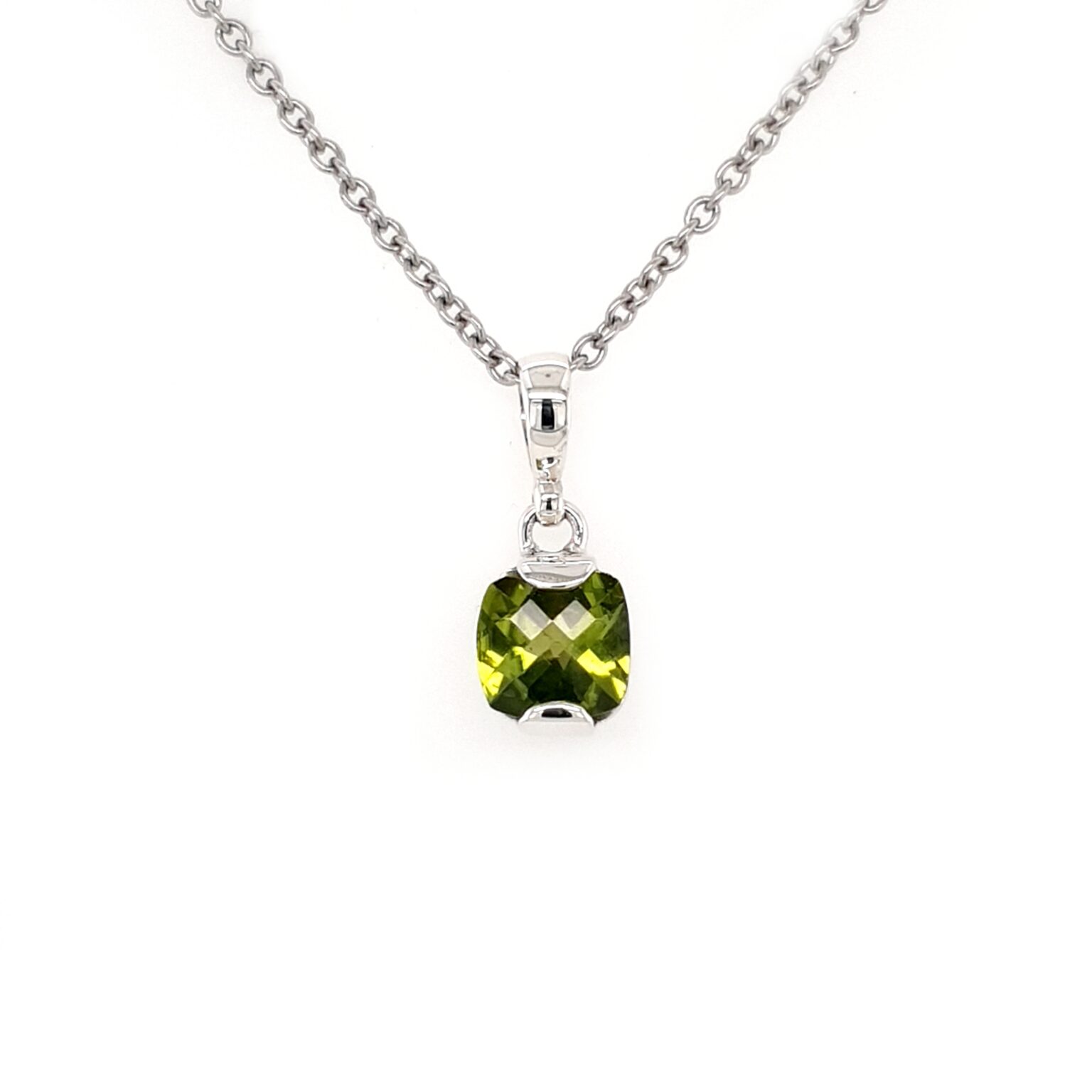Leon Baker Sterling Silver and Peridot Pendant_0
