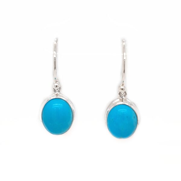 Leon Baker Sterling Silver and Light Turquoise Drops_0