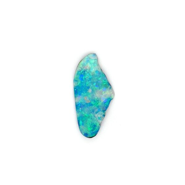 Leon Baker 7.282ct Solid Blue and White Opal_0