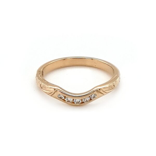 Leon Baker 9K Yellow Gold and Diamond Fitted Wedding Ring_0