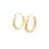 Leon Baker 9K Yellow Gold Twist Hoop Earrings_1
