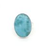 Leon Baker Sterling Silver and Oval Larimar Ring_0