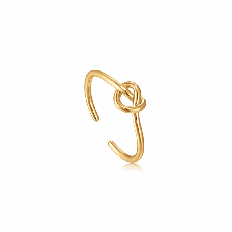 Ania Haie Forget Me Knot Adjustable Ring_0