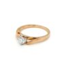 Leon Baker 18K Yellow Gold and Diamond Twist Engagement Ring_1