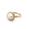 Leon Bakers 9K Yellow Gold and White Mabe Pearl Ring_1