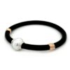 Coral Bay Collection 9K Yellow Gold and Sterling Silver Broome Pearl Neoprene Bracelet_1