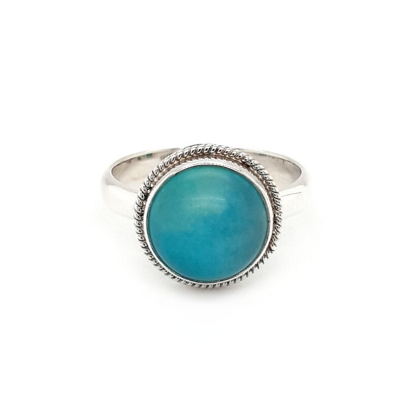 Leon Baker Sterling Silver and Amazonite Ring_0
