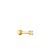 Anie Haie Gold Kyoto Opal Cabochon Barbell Single Earring_1