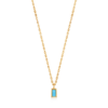 Ania Haie Turquoise Drop Pendant Gold Necklace_0