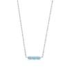 Ania Haie Turquoise Silver Bar Necklace_0
