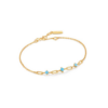 Ania Haie Gold Turquoise Link Bracelet_0