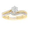 Royal Diamond 9k Yellow Gold Bridal Set_0