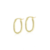 Leon Baker 9K Yellow Gold Diamond Cut Hoop Earrings_0