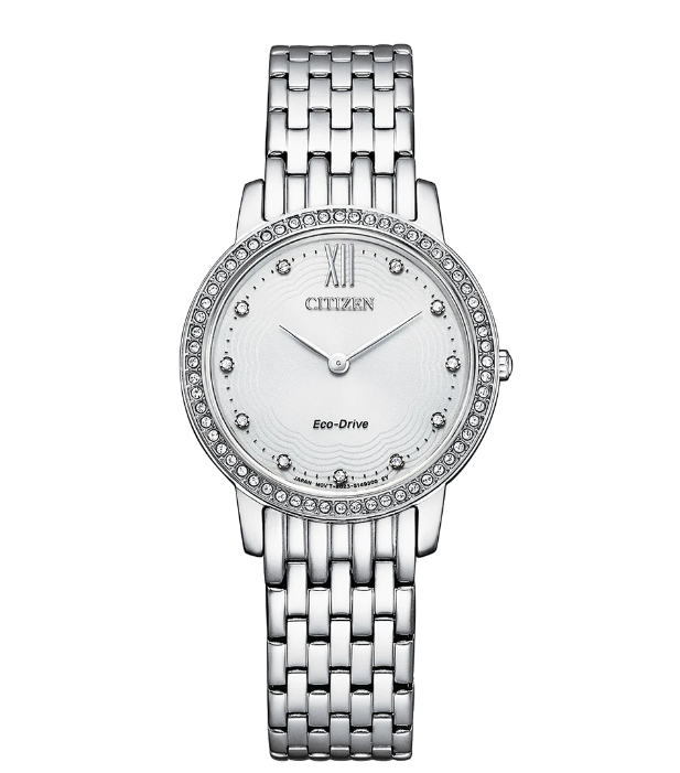 Citizen Eco-Drive Ladies Crystal Dress Watch_0