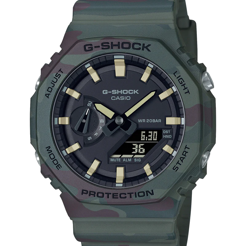 G-Shock Wild Explorer Green Camouflage Watch_0