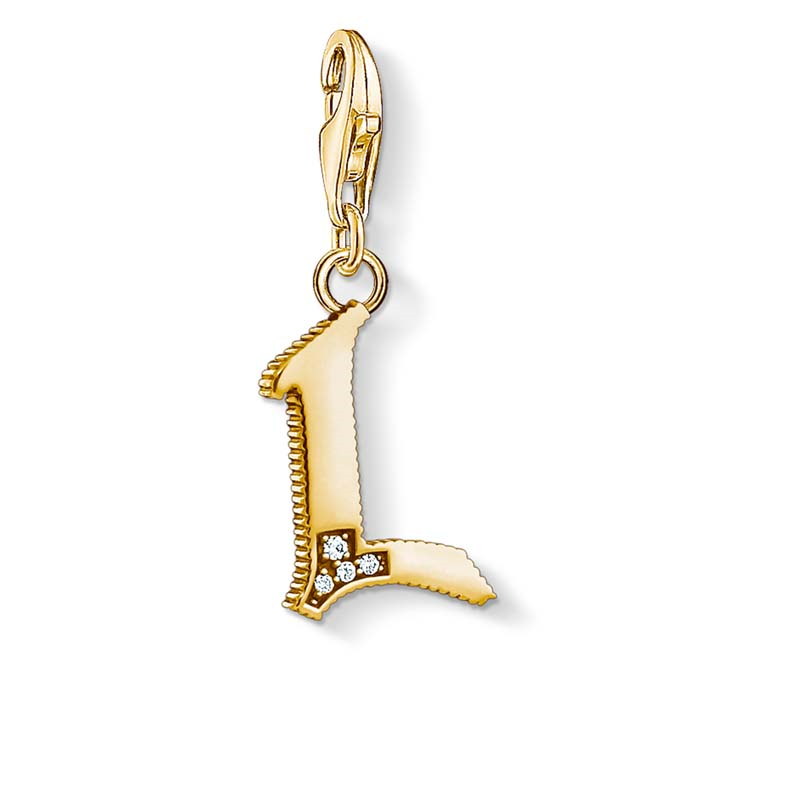 Thomas Sabo Charm Pendant "Letter L Gold"_0