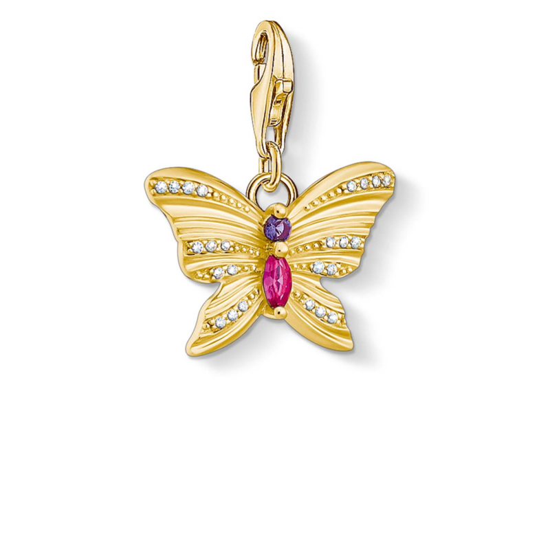 Thomas Sabo Charm Pendant Butterfly Gold_0