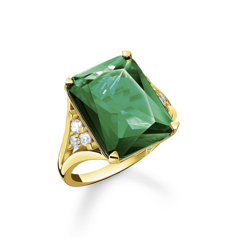 Thomas Sabo Green Stone Ring_0