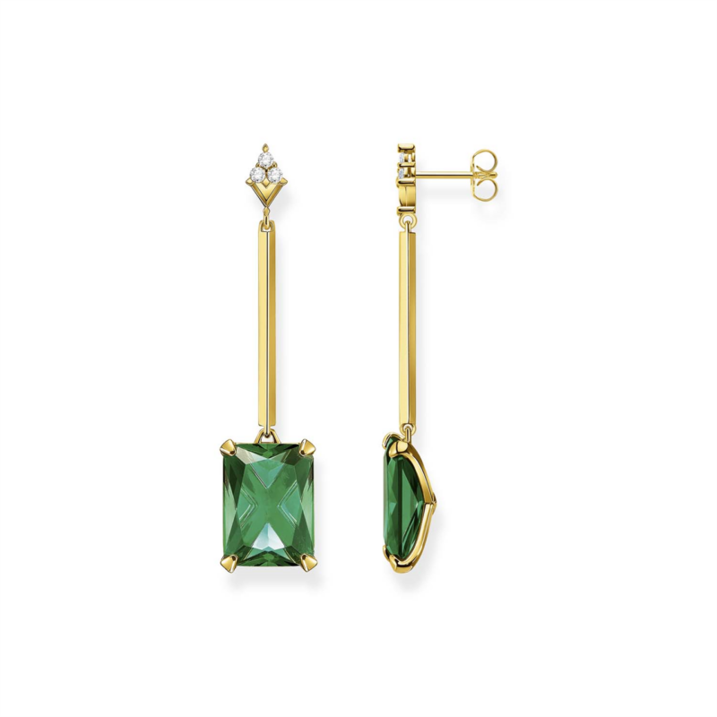 Thomas Sabo Green Stone Earrings_0