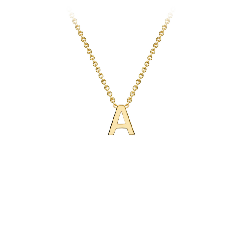 Leon Bakers Gold Initial "A" Pendant_0