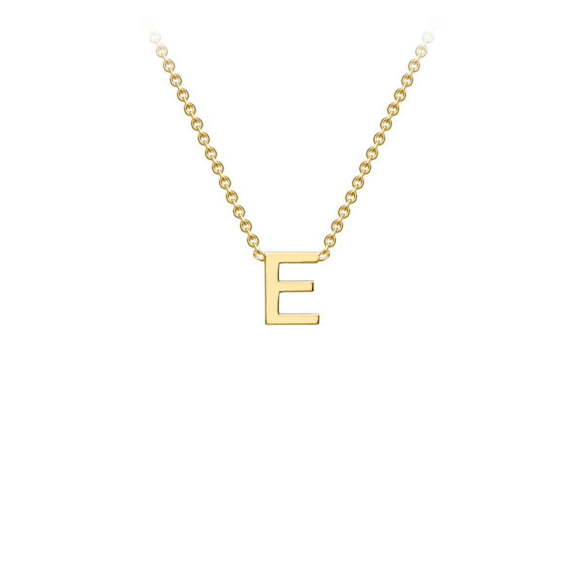 Leon Bakers Gold Intial "E" Pendant_0